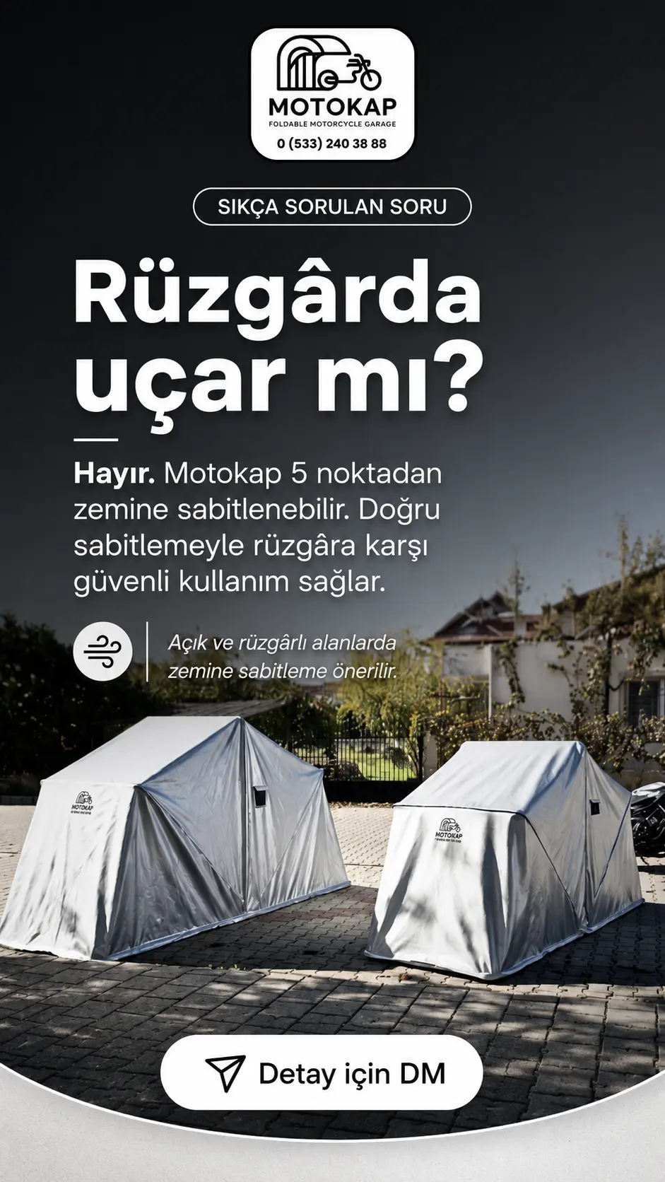 MotoKap - Rüzgârda uçar mı?